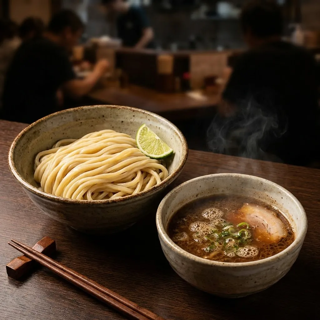 豚骨魚介のつけ麺